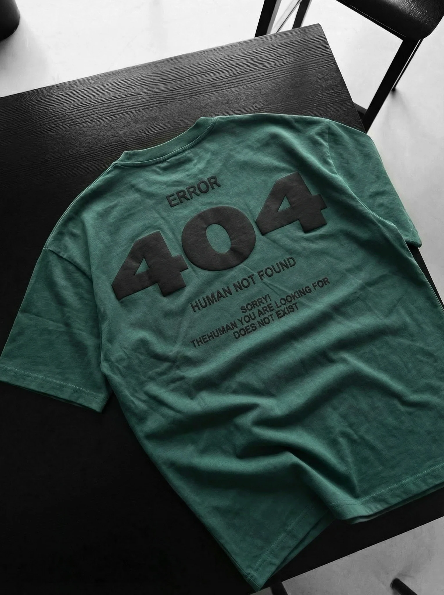 Oversize 404 T-shirt - Khaki - Image 2