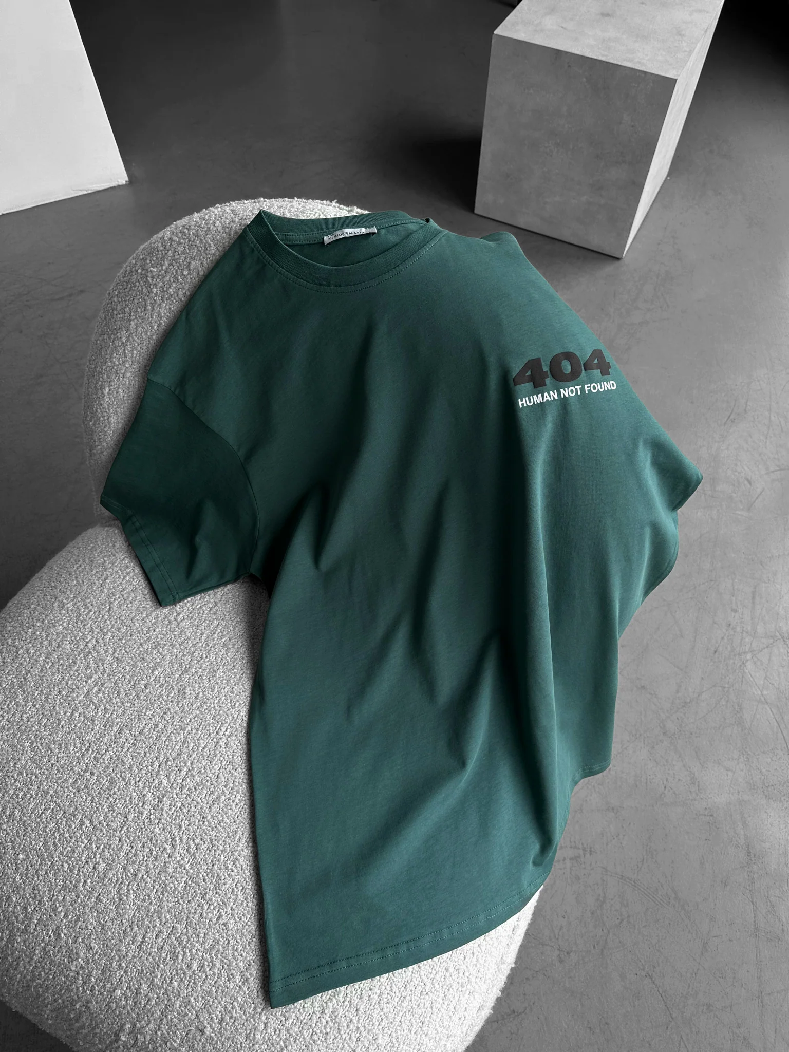 Oversize 404 T-shirt - Khaki - Image 5