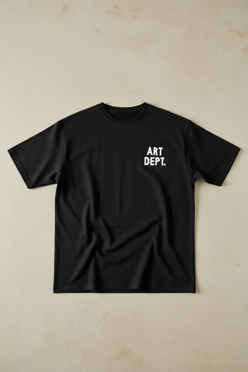 Oversize Art Dept. T-shirt - Black and White - Image 2