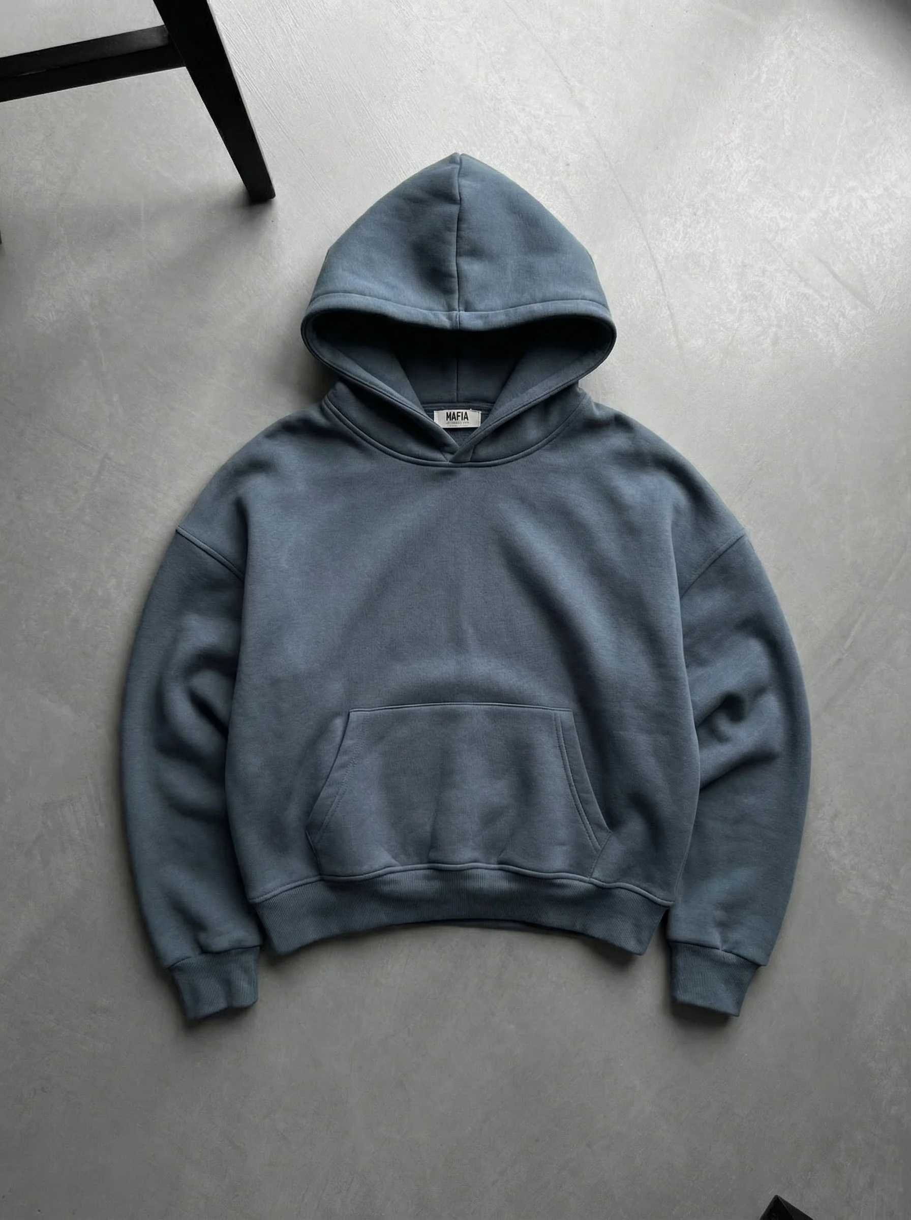 Oversize Basic Hoodie - Stormy Weather