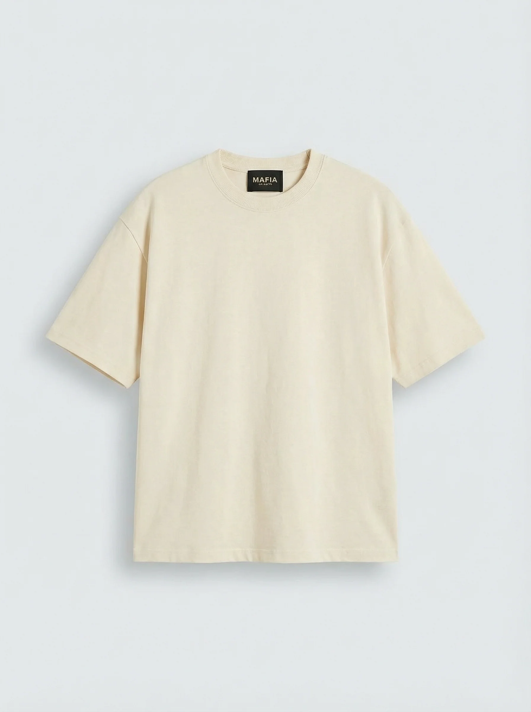 Oversize Basic T-Shirt - Antique White