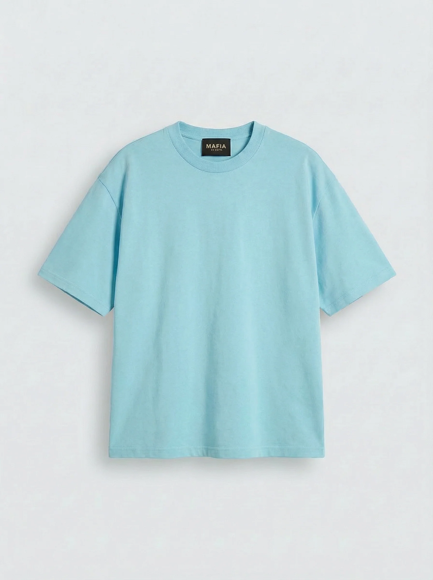 Oversize Basic T-Shirt - Babyblue