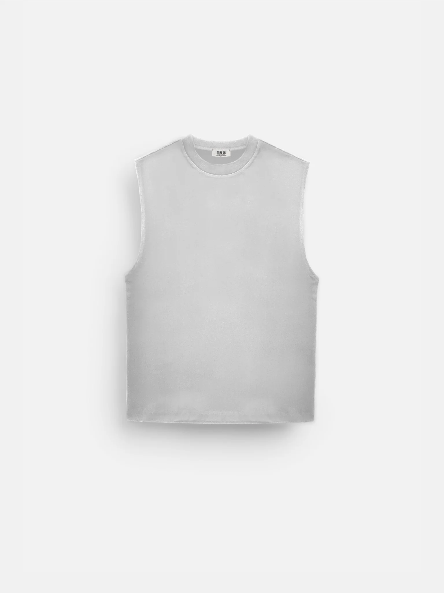 Oversize Basic Tanktop - Grey - Image 5