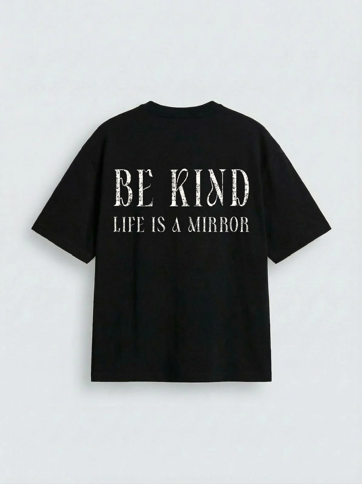 Oversize Be Kind T-shirt - Black