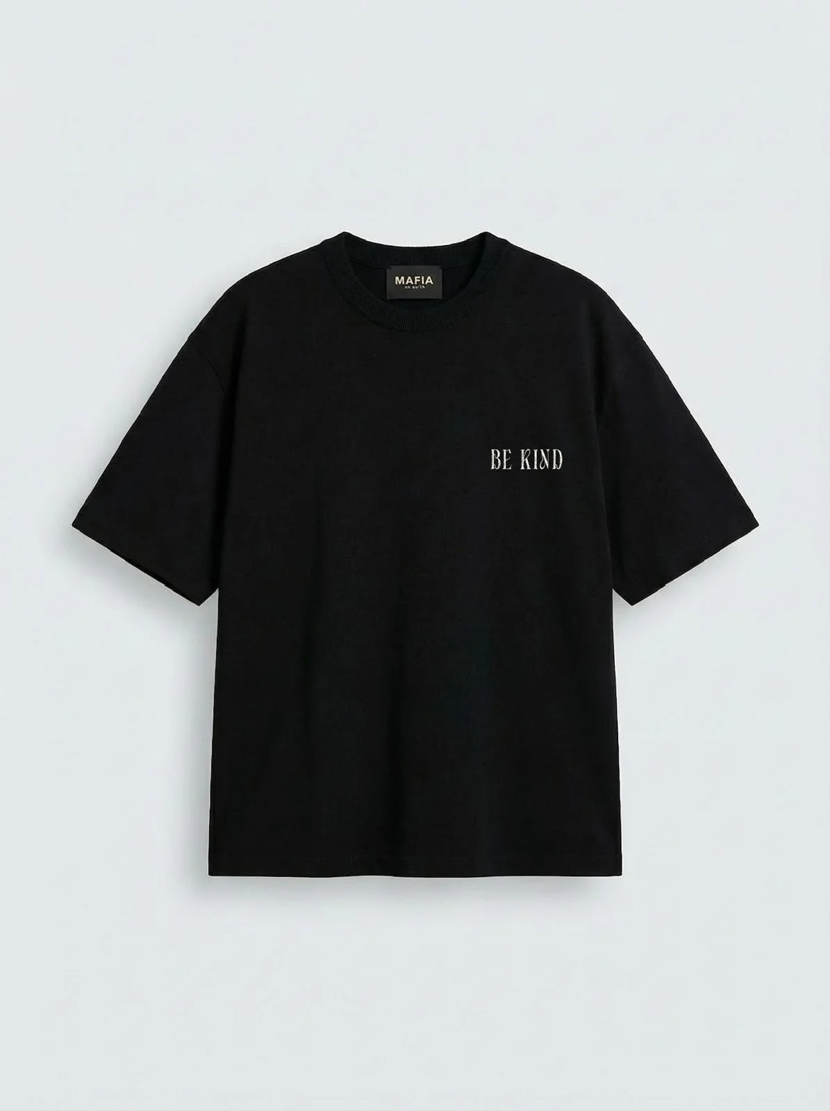 Oversize Be Kind T-shirt - Black - Image 2