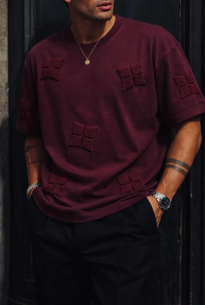Oversize Detailed T-Shirt - Port Royale - Image 2