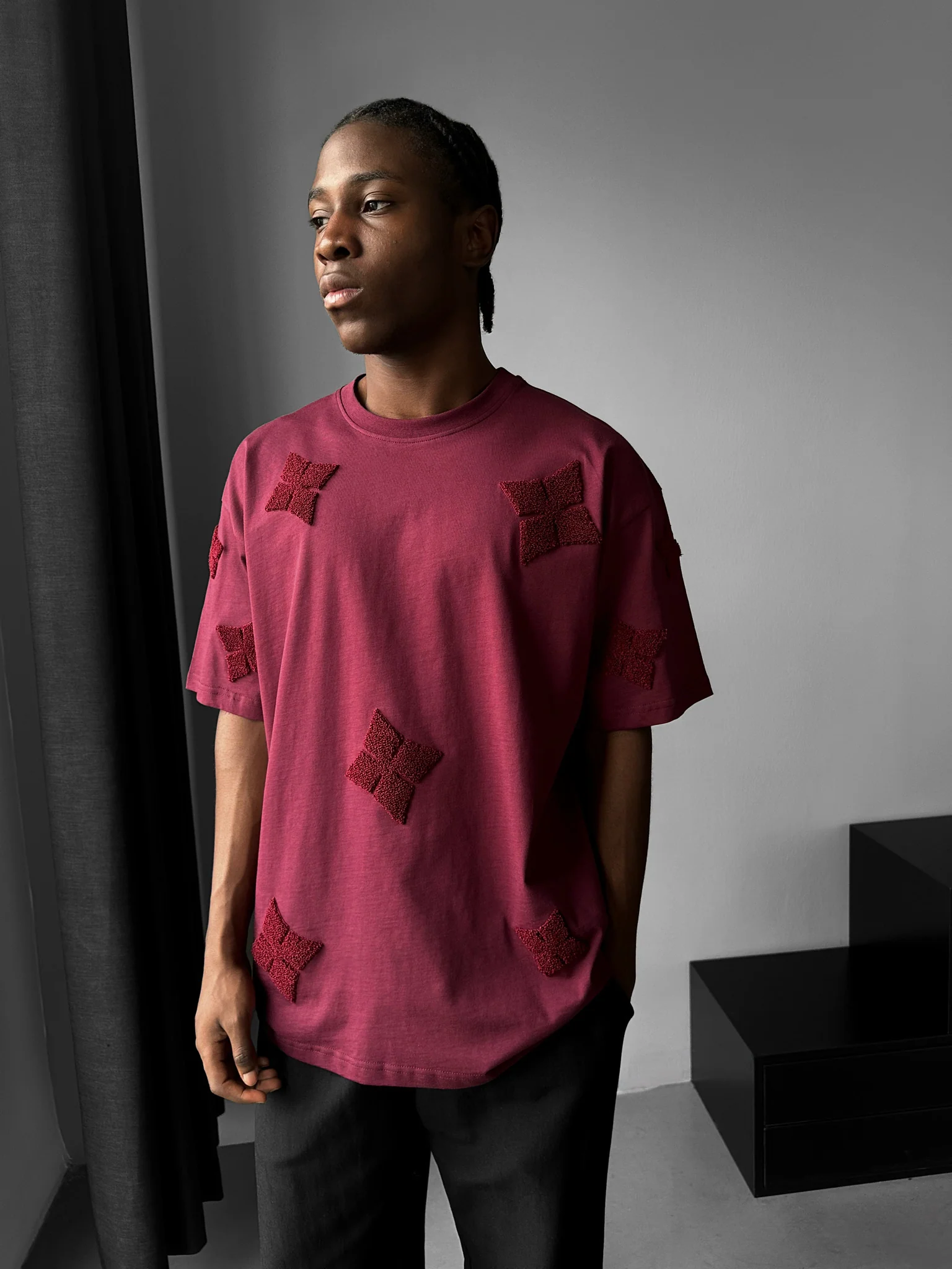 Oversize Detailed T-Shirt - Port Royale - Image 3