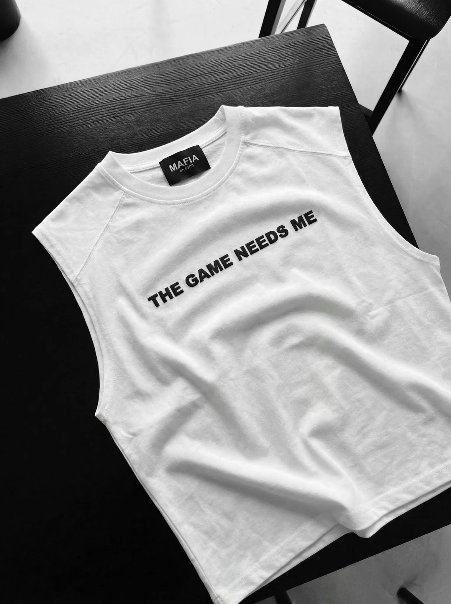 Oversize Game Tanktop - Ecru