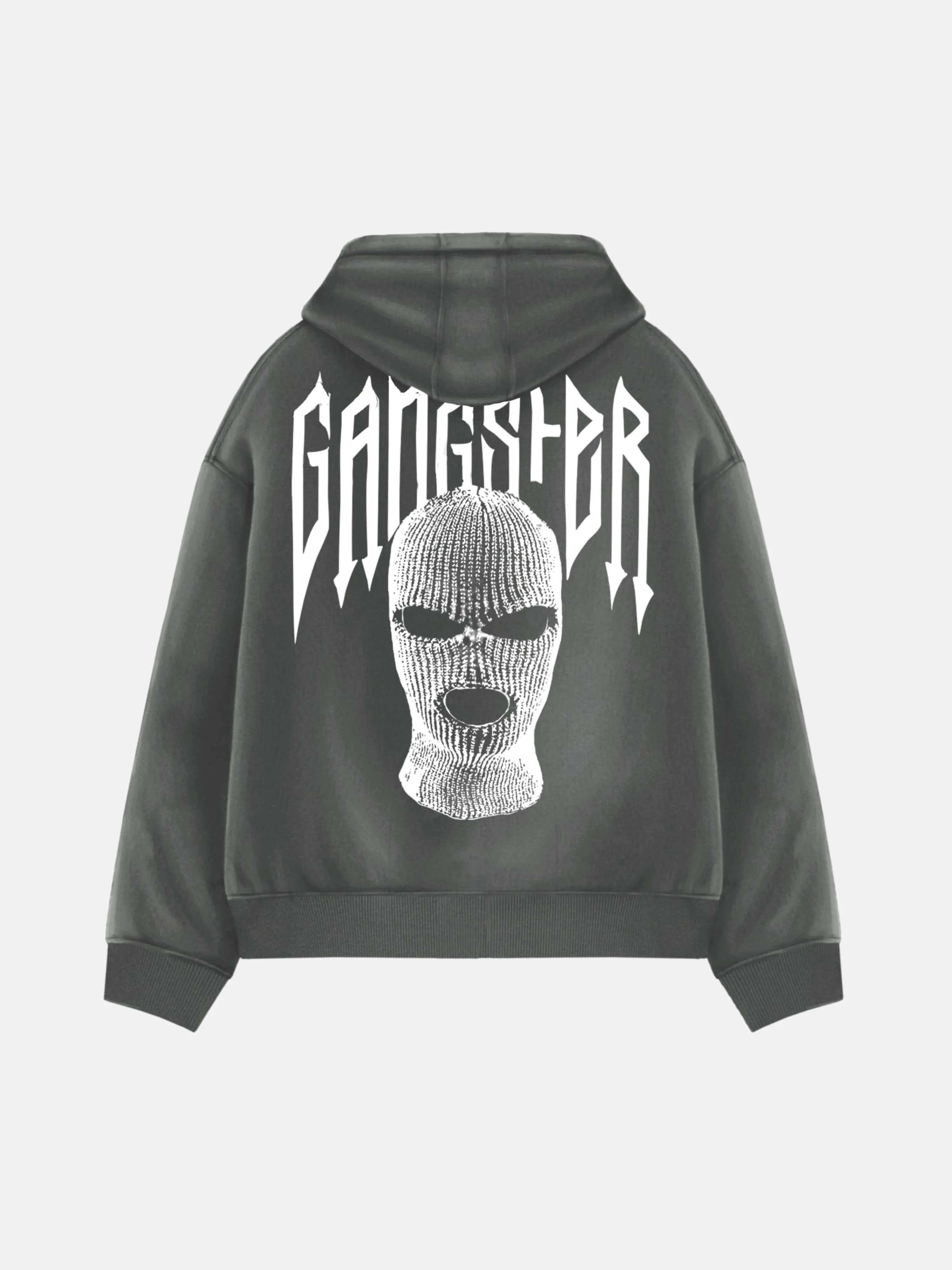 Oversize Gangster Hoodie - Anthracite - Image 5