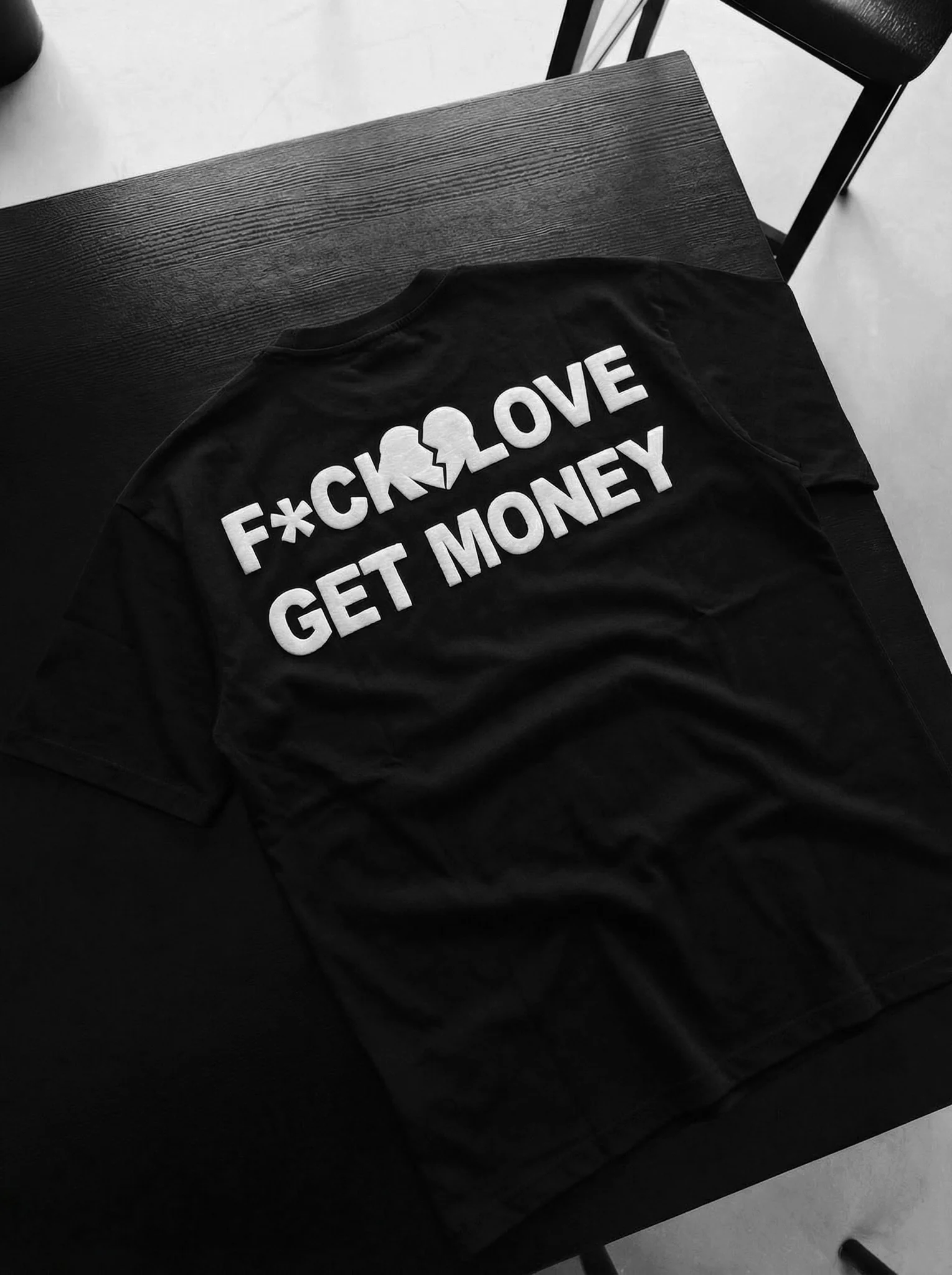 Oversize Get Money T-shirt - Black