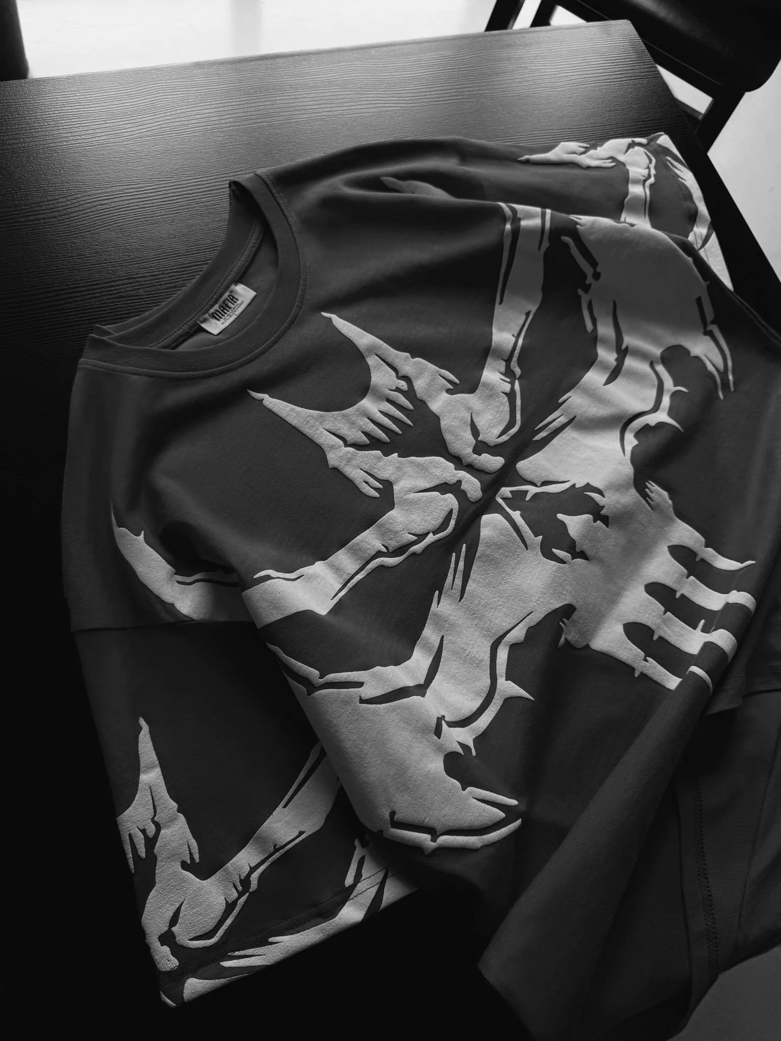Oversize Ghost T-Shirt - Anthracite