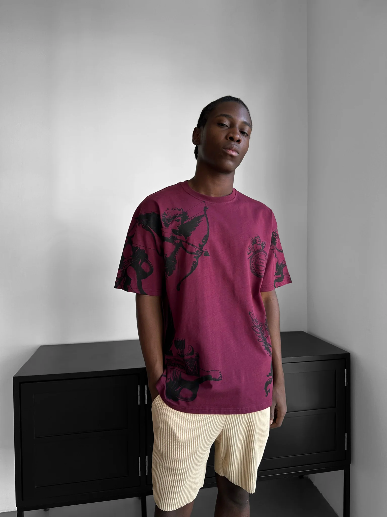 Oversize Guardian Angels T-Shirt - Port Royale - Image 3