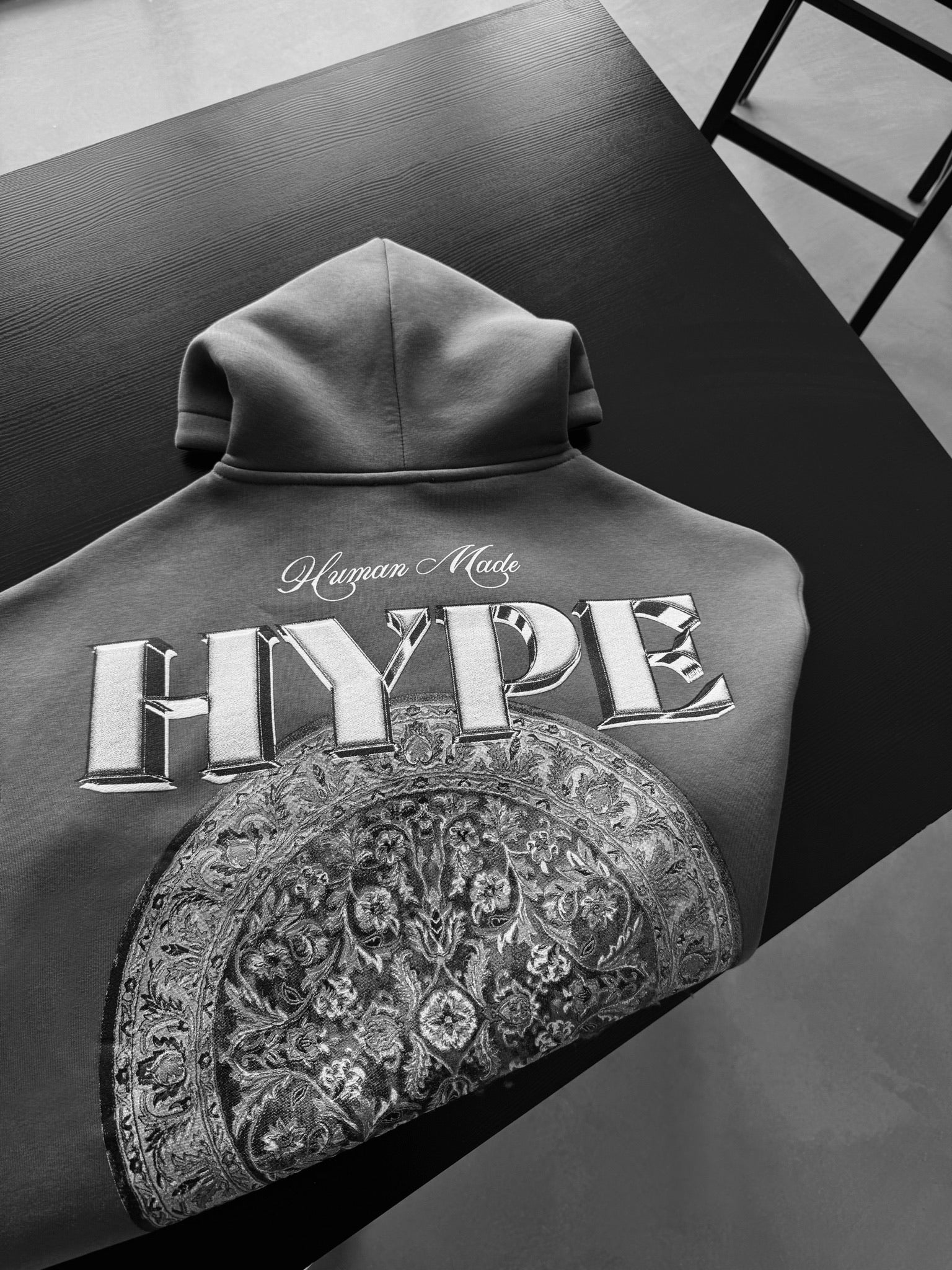 Oversize Hype Hoodie - Anthracite - Image 2