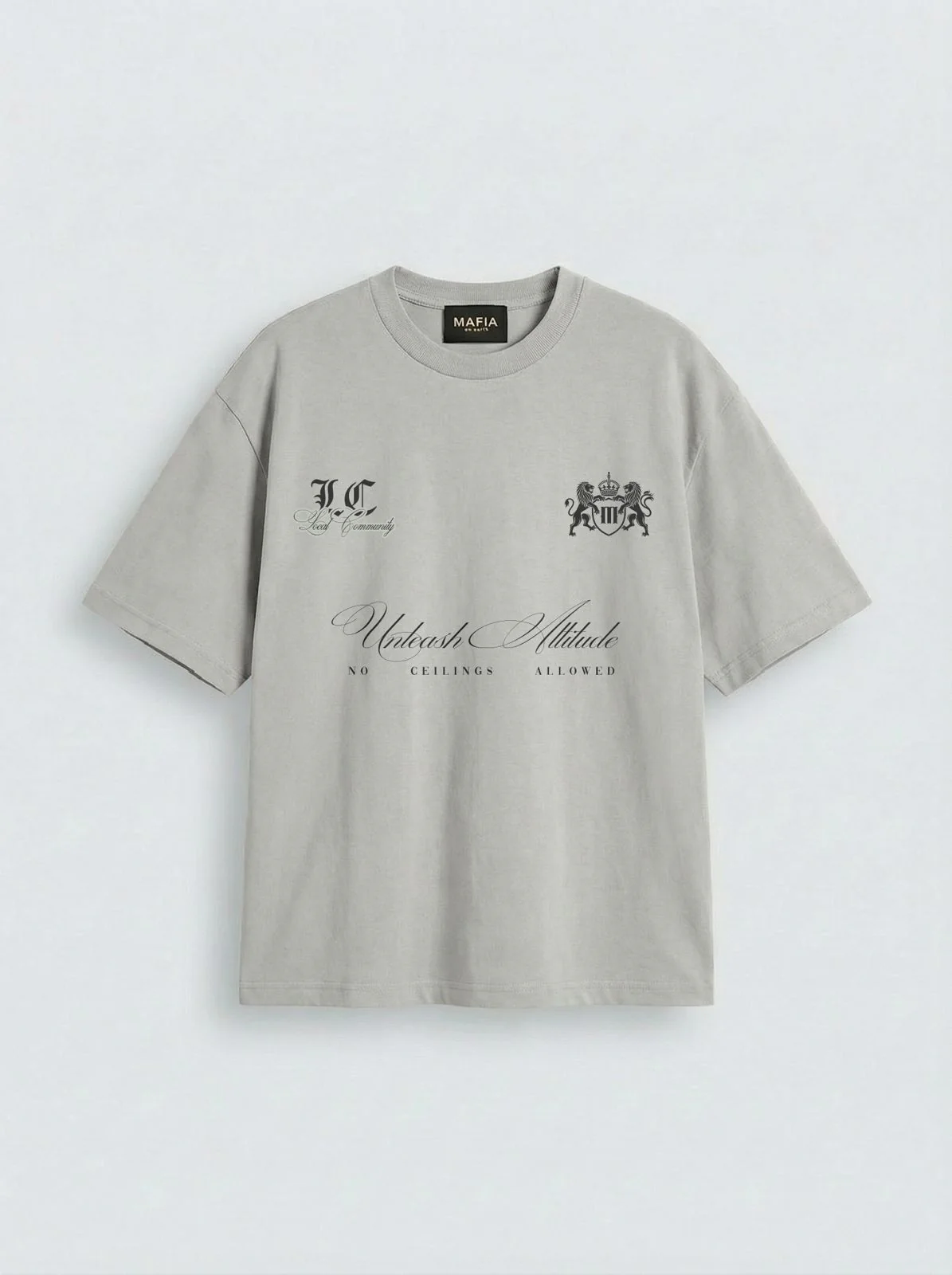 Oversize Local T-shirt - Grey - Image 2