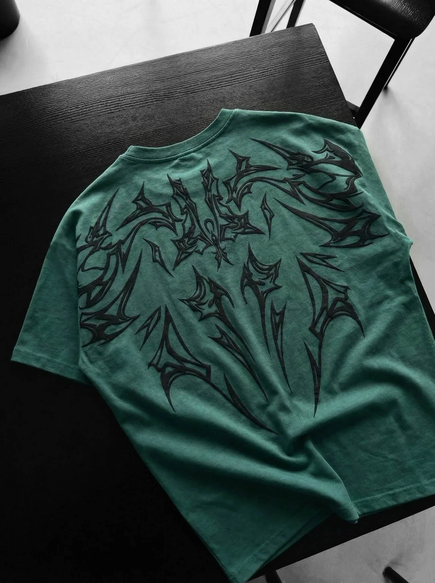 Oversize Mafia Tribal T-shirt -Khaki