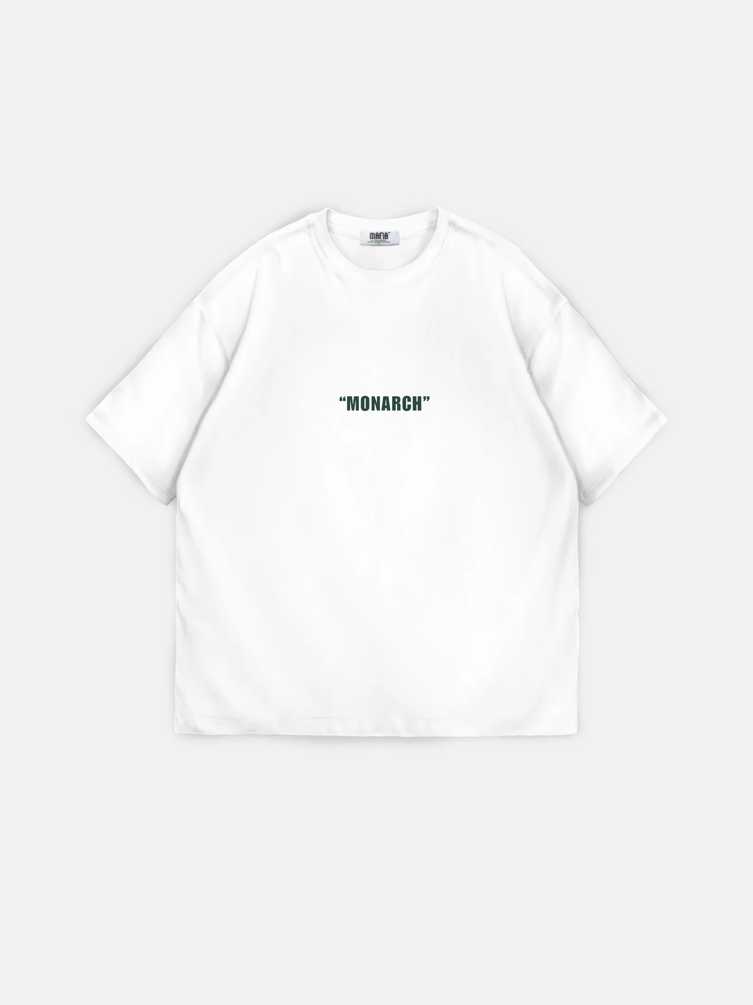 Oversize "Monarch" T-Shirt - Ecru and Green - Image 5