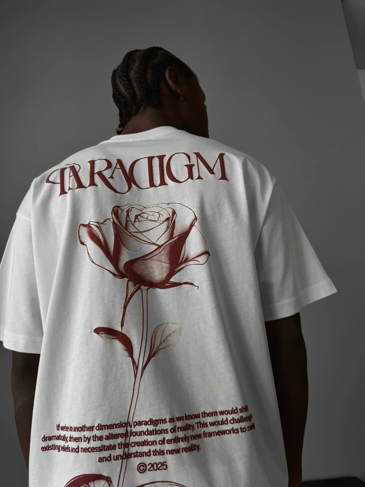 Oversize Paradigm T-Shirt - Ecru - Image 3