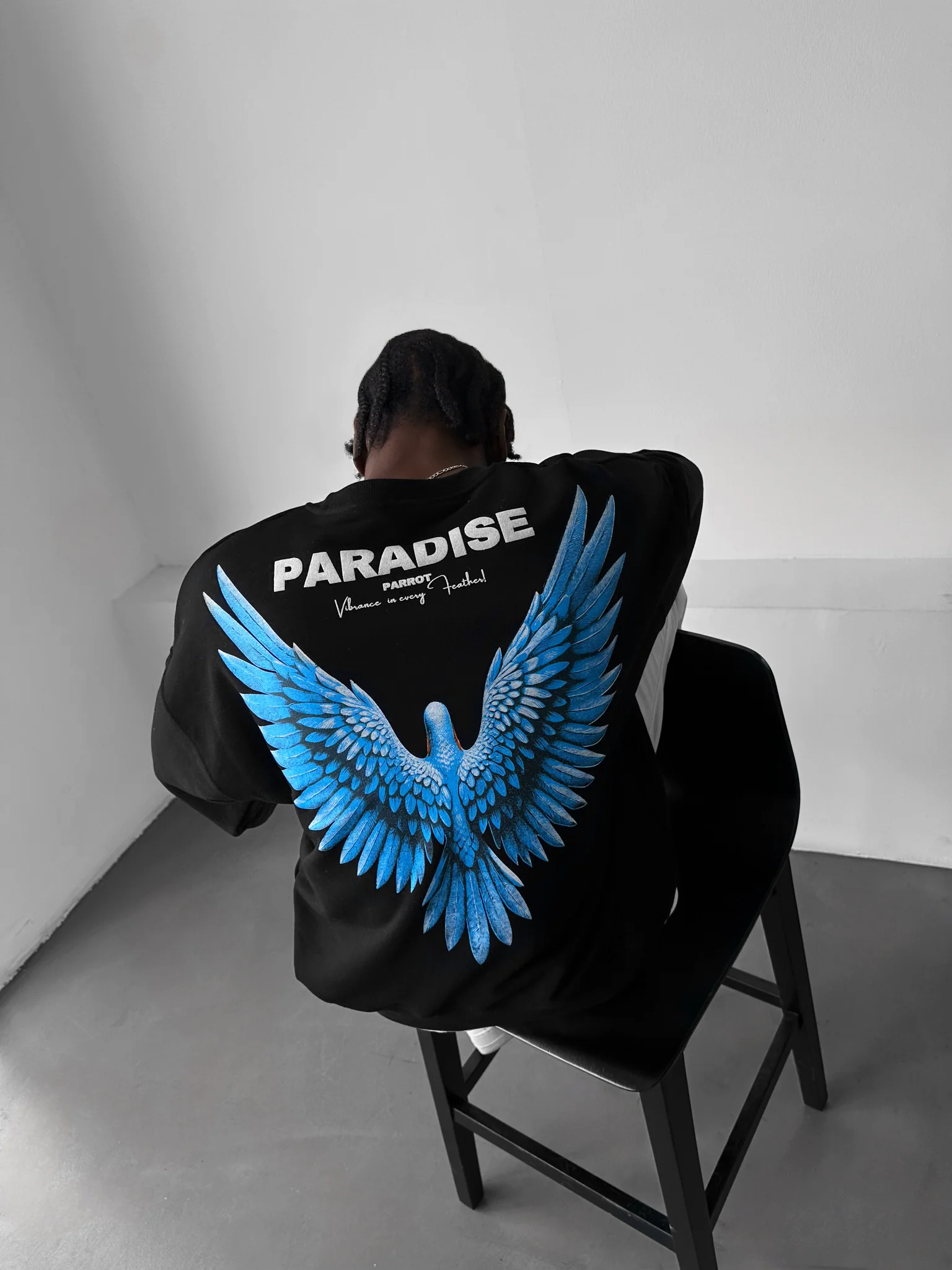 Oversize Paradise Sweater - Black