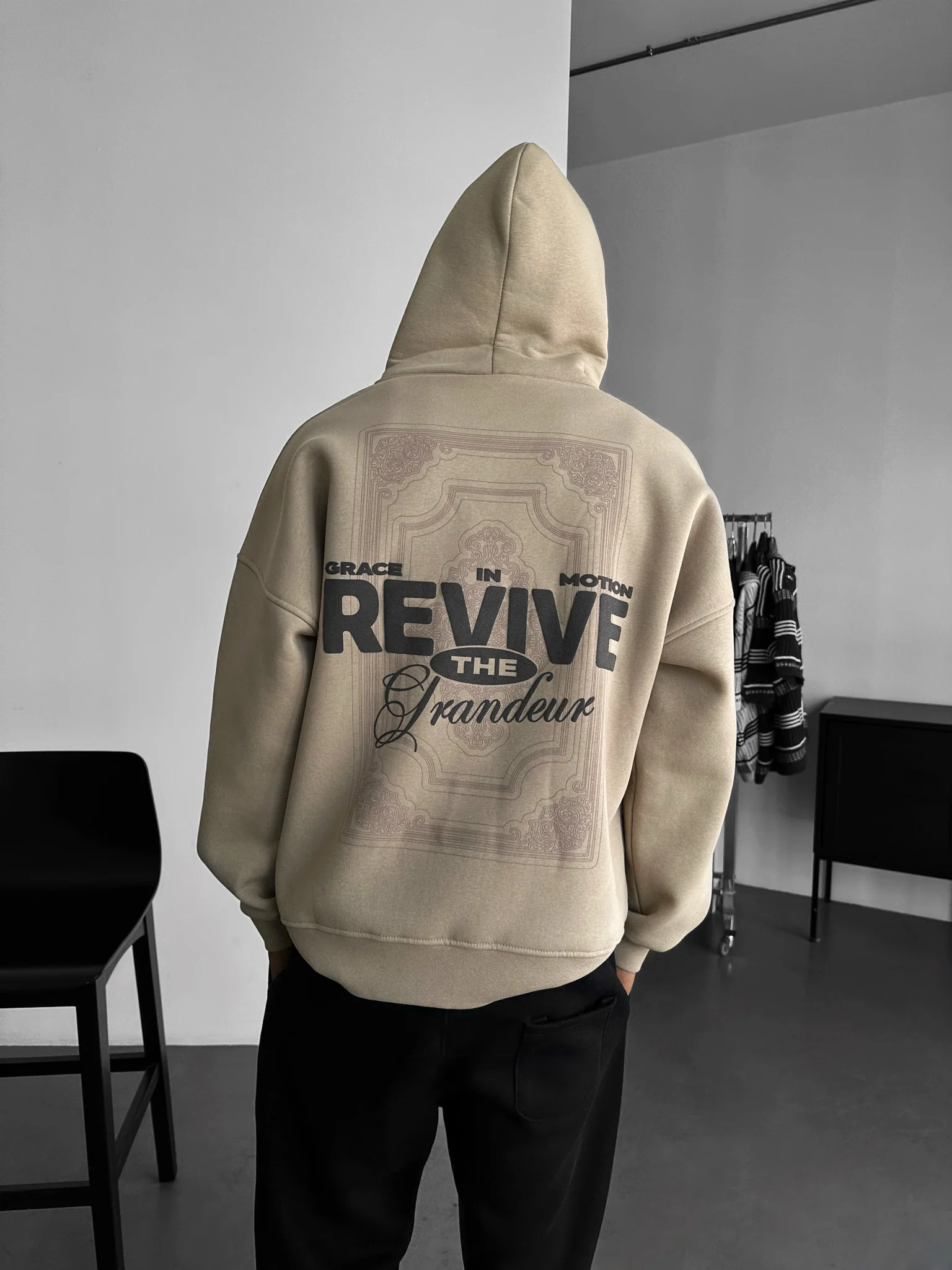 Oversize Revive Hoodie - Simply Taupe - Image 3
