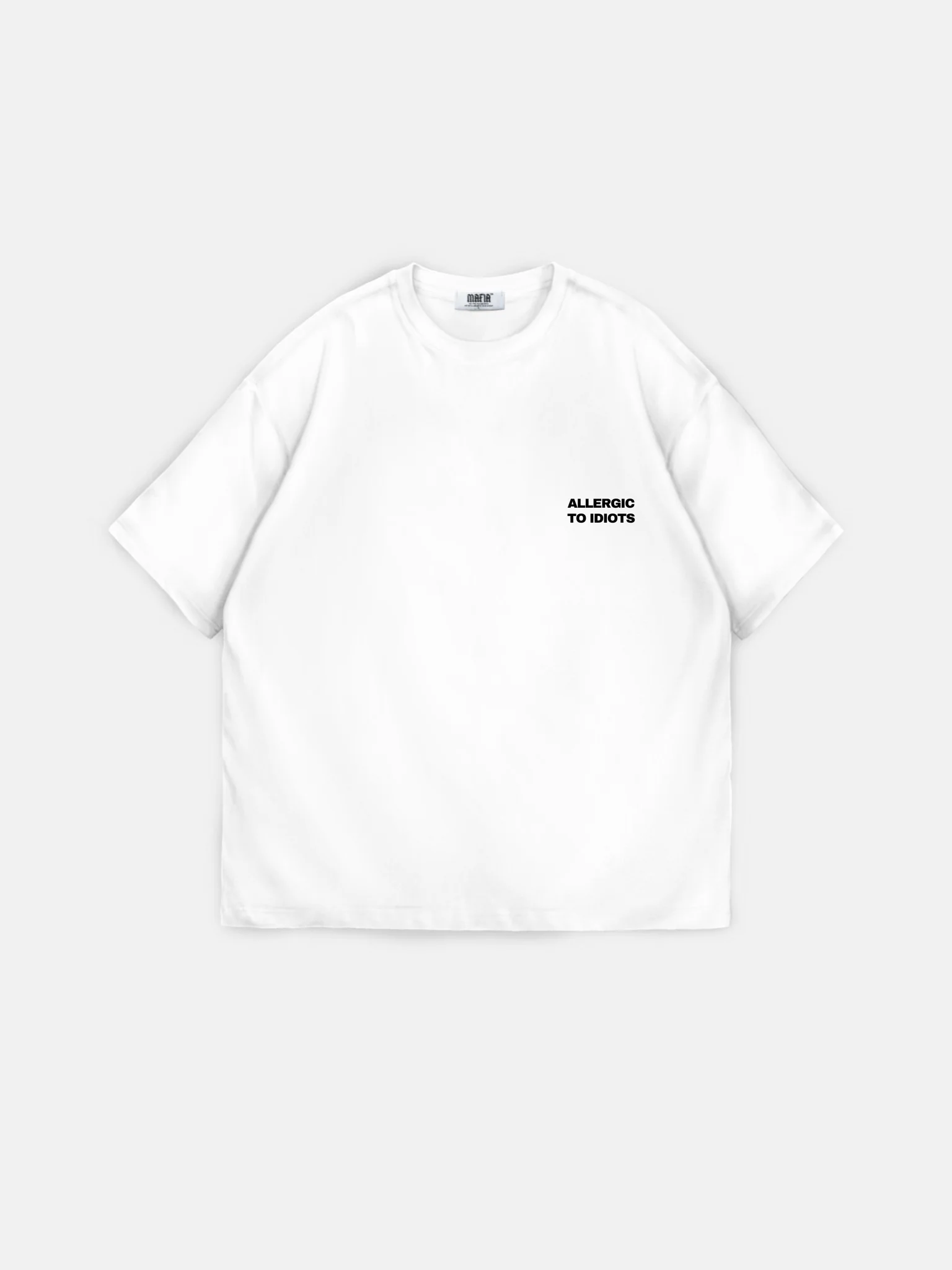 Oversize Statement T-shirt - Ecru - Image 7