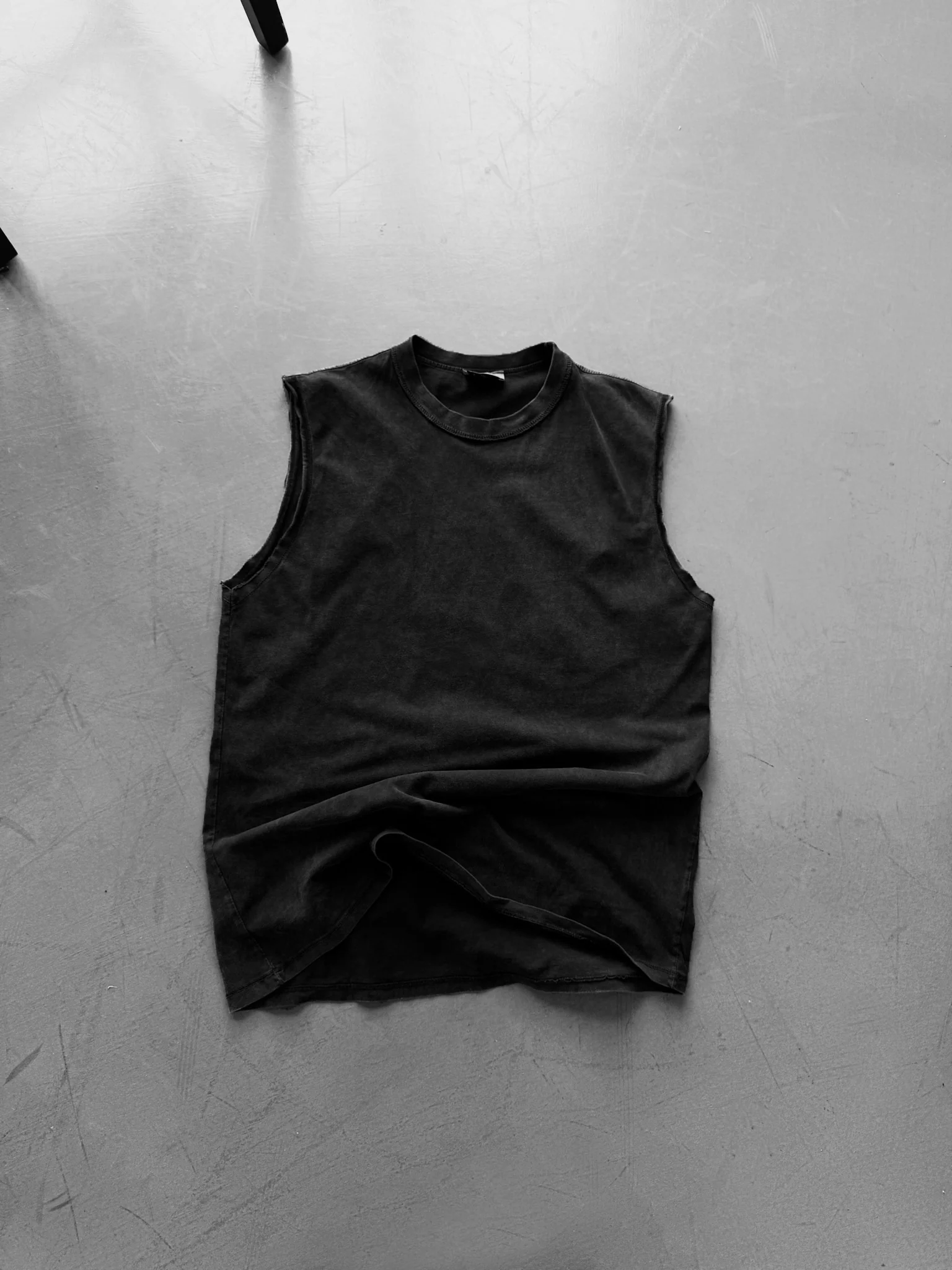 Oversize Washed TankTop - Anthracite