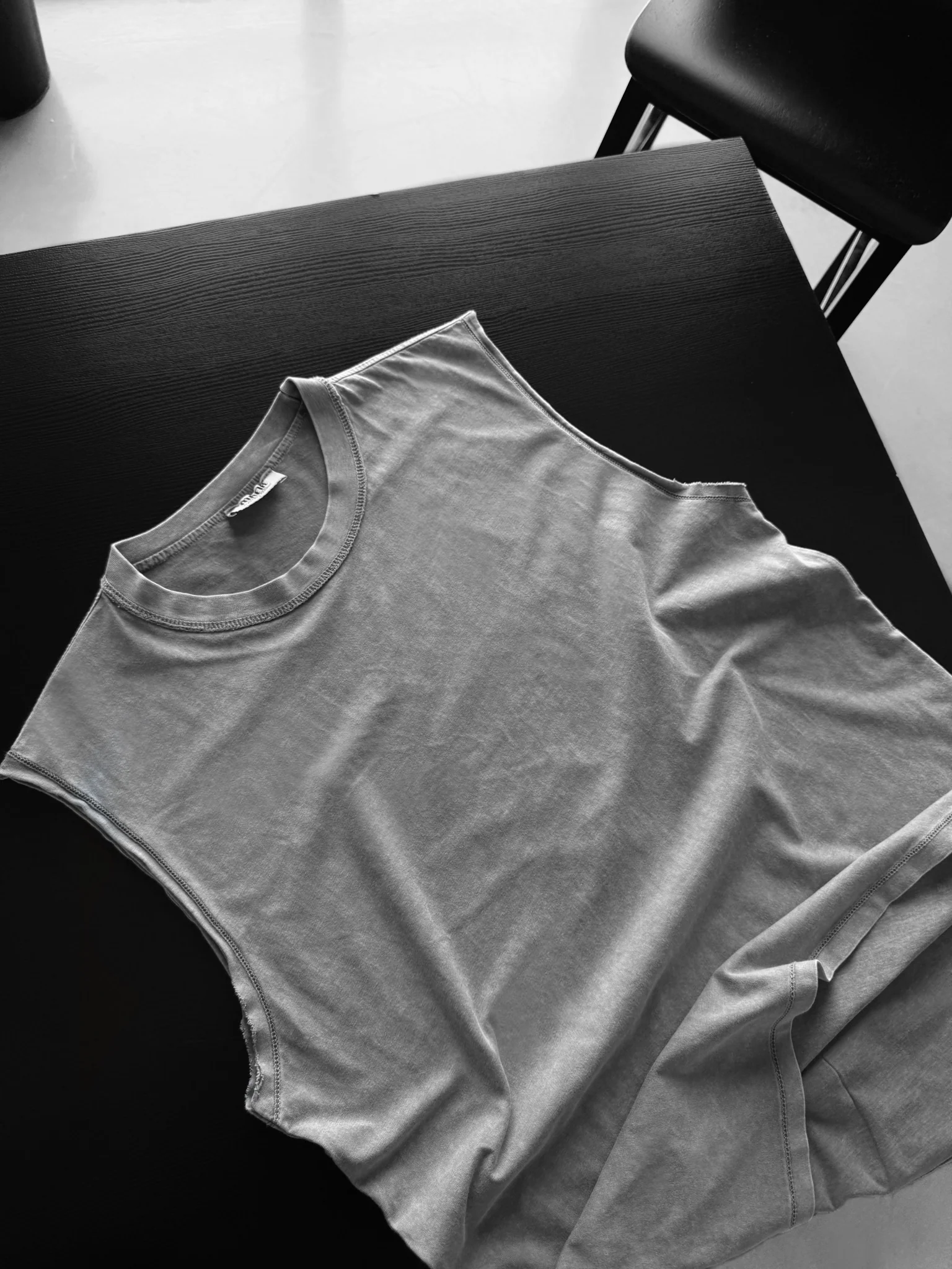 Oversize Washed TankTop - Grey